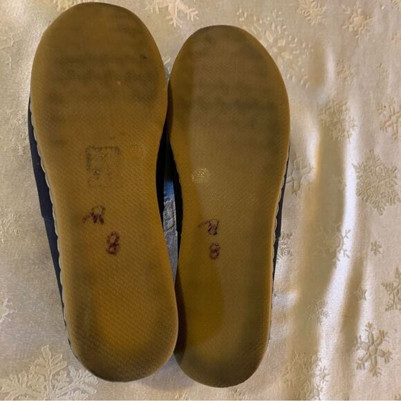 Charix Loafers Flats Shoes Blue Suede Leather Sz 7.5 - 8 EUR 38 Gorgeous - Picture 5 of 6